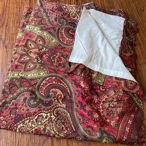 2 pottery barn window curtain panels